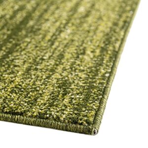 Rugs.com Angelica Collection Rug – 4' x 6' Light Green Medium Rug Perfect for Entryways, Kitchens, Breakfast Nooks, Accent Pieces