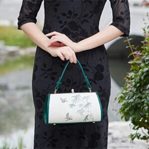 ZLXDP Vintage Embroidery Women's Evening Dress Handbag Women's Handbag Cute Wallet Shoulder Bag