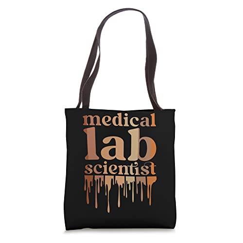 Black Medical Lab Scientist African American Med Lab Science Tote Bag