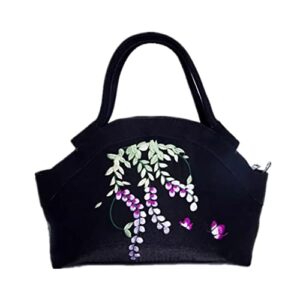 zlxdp women’s embroidered handbag chinese multi-function shoulder bag women’s retro messenger bag (color : e, size : as shown in the figure)