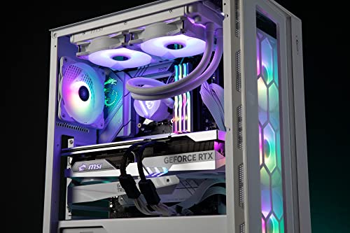 MSI Gaming GeForce RTX 4070 Ti 12GB GDRR6X 192-Bit HDMI/DP Nvlink Tri-Frozr 3 Ada Lovelace Architecture Graphics Card (RTX 4070 Ti Gaming X Trio White 12G)