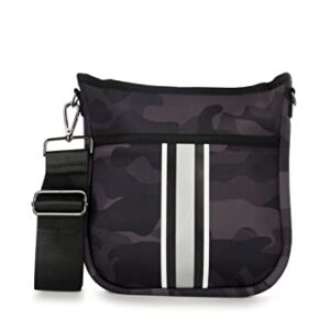 Jeri Prime Crossbody Tote by Haute Shore, Black Camo