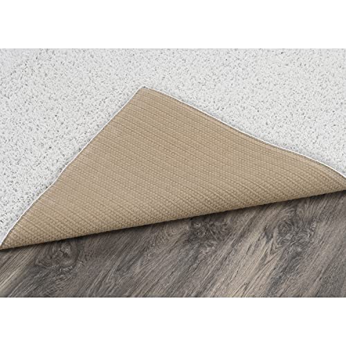 Garland Rug Southpointe Shag Area Rug, 9 ft. x 12 ft., White