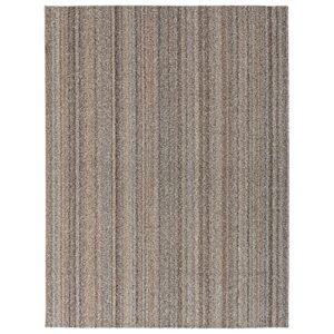 garland rug striped shag area rug, 9 ft. x 12 ft, random earthtone (color and design may vary)