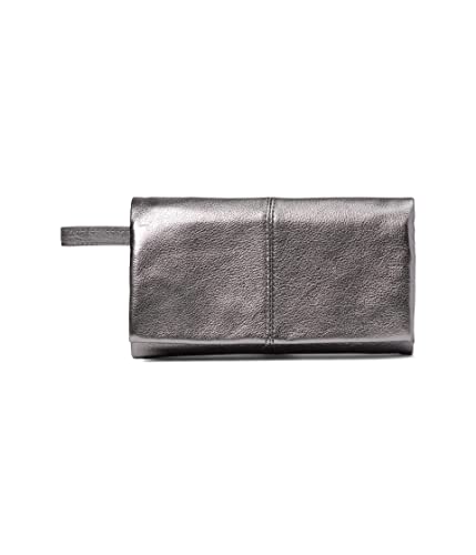 HOBO Keen Trifold Wallet For Women - Polyester Lining With Button Snap Closure, Handy and Stylish Compact Wallet Anthracite One Size One Size