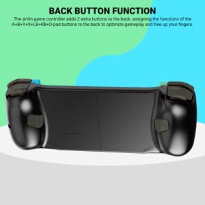 arVin Mobile Gaming Controller for iPhone iOS Android PC, Wireless Gamepad Joystick for iPhone 14/13/12/11, iPad, MacBook, Samsung Galaxy S22/S21/S20, TCL, Tablet, Call of Duty, Apex, with Back Button