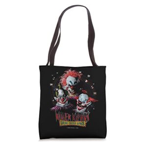 killer klowns from outer space killer klowns tote bag