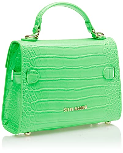 Steve Madden Steve Mdden DIGNIFY Croco Top Handle Bag, Lime