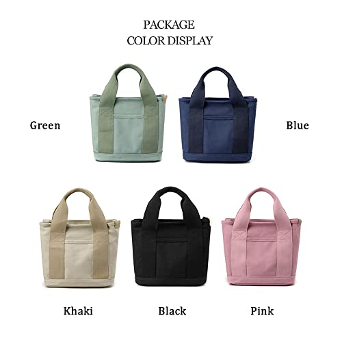 Tote Bag Women Small Satchel Bag Stylish Tote Handbag Mini Canvas Hobo Bag Fashion Shoulder Bag Crossbody Bag Travel Bags (#1 Black, One Size)