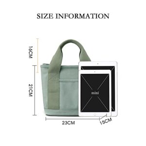 Tote Bag Women Small Satchel Bag Stylish Tote Handbag Mini Canvas Hobo Bag Fashion Shoulder Bag Crossbody Bag Travel Bags (#1 Black, One Size)