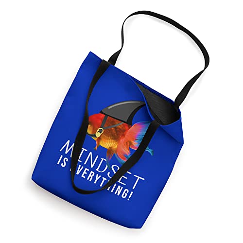 Everything Is Mindset Shark Vintage Fin Goldfish Tote Bag