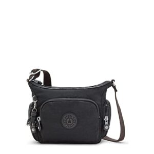 kipling women’s gabbie mini crossbody, lightweight everyday purse, casual shoulder bag, black noir