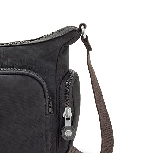 Kipling Women's Gabbie Mini Crossbody, Lightweight Everyday Purse, Casual Shoulder Bag, Black Noir