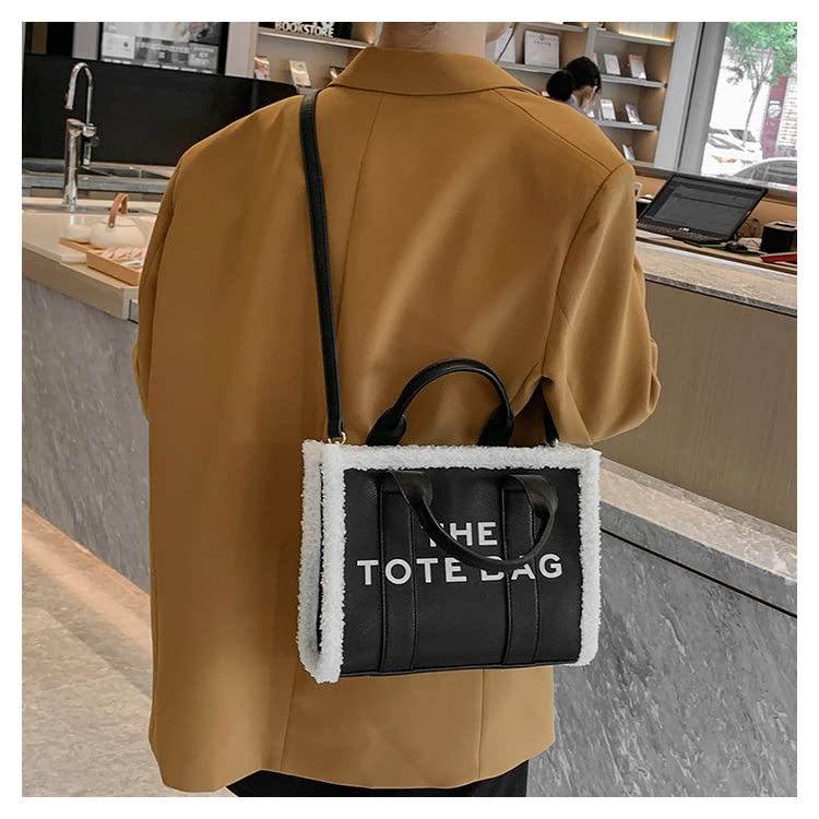 UMRFNO The Tote Bags for Women PU Leather Travel Tote Handle Crossbody Tote Bag Handbag Hobo Bag for Travel Work School Office