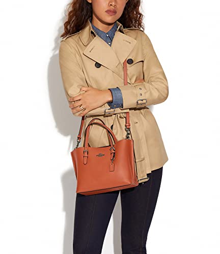 Coach Leather Mollie Tote 25, Sunset