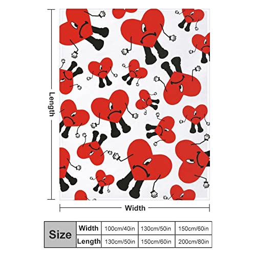 Cute Blanket Ultra Soft Lightweight Flannel Throw Blankets and Throws for Sofa Couch Living Room Kids Adults Gifts 50"x40"