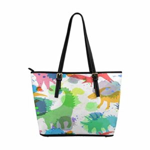 interestprint trendy collection tote bag for women top handle satchel handbags tote purse