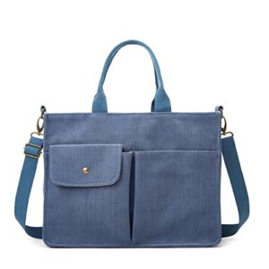 Womens Tote Bag Corduroy Shoulder Bag Handbag Casual Purse Corduroy Large Capacity Hobo Bag Messenger Bag