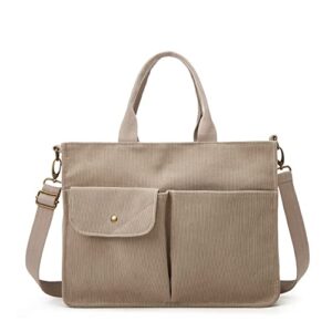 tote bag for women corduroy shoulder bag handbag casual tote purse corduroy large capacity hobo bag crossbody bag handbag