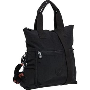 kipling women’s eleva crossbody bag, black tonal, 12.25″l x 13″h x 4.75″d