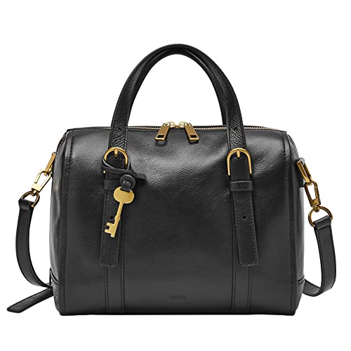 Fossil Women's Carlie Leather Satchel Purse Handbag