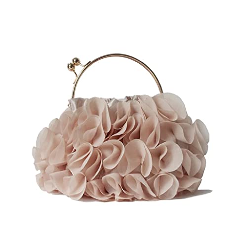 ZLXDP Handbags Women Flower Bags Floral Bride Totes Casual Day Clutch