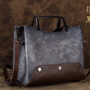 LHLLHL Ladies Crossbody Shoulder Tote Bag Handbag Vintage Embossed Crossbody Bag Tote Bag (Color : C, Size : 23cm (L)*12cm(D)*17cm (T))