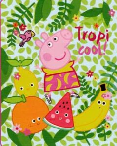 peppa pig silky soft throw blanket 40″ x 50″