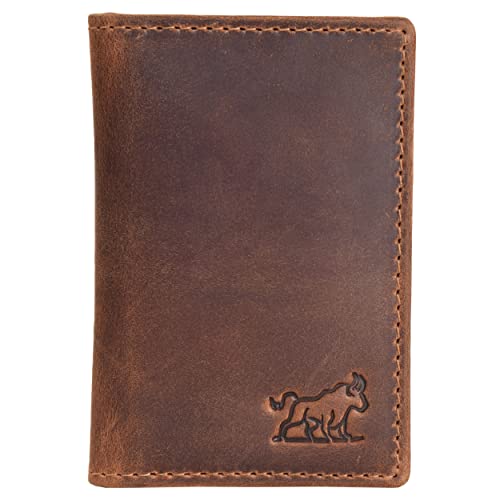 SKiDE Small Wallet for men | Minimalist Wallet & Cardholder wallet | Slim wallets for Men & Thin Bifold RFID Blocking Wallet | Front Pocket Wallet (CH2BDY) (Hunter Tan)