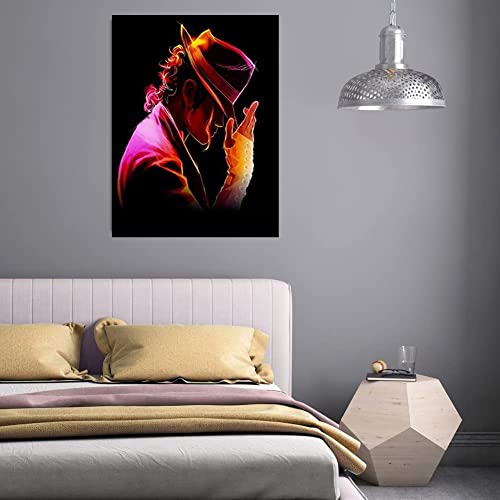 FIERZ Michael MJ Jackson Album Poster 18x24 inche/45x60cm Canvas Art Poster Prints No Framed for Wall Decoration