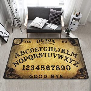 malage ouija board rug home magic game area rug mat rubberback polyester for bedroom living room playroom home decor 62×40 inch