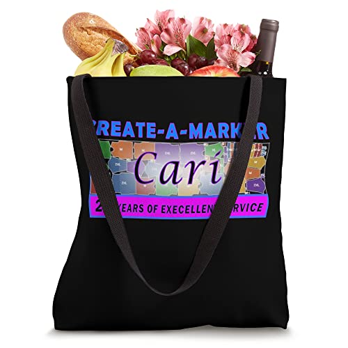 CAM-Cari 20 Years, Teaseteetops. Tote Bag