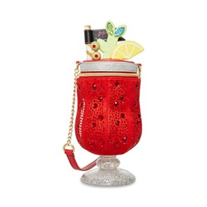 betsey johnson bloody mary crossbody, red