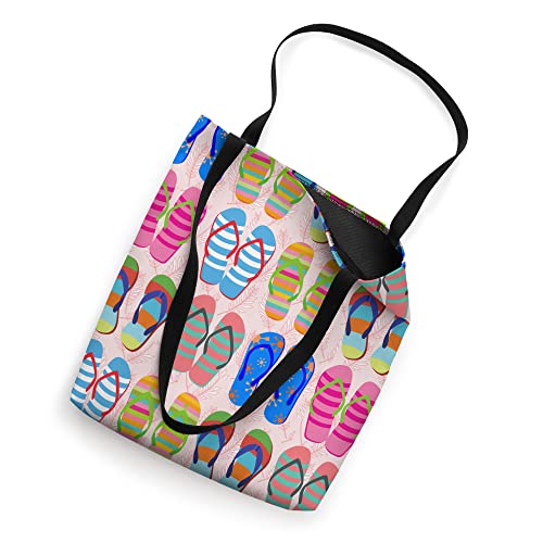 Flip Flops Beach Summer Vacation Sandals Life Aloha Women Tote Bag