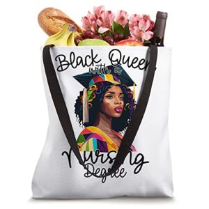 Black Queen With A Nursing Degree Nurse DNP MSN RN 2023 Tote Bag