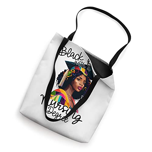 Black Queen With A Nursing Degree Nurse DNP MSN RN 2023 Tote Bag