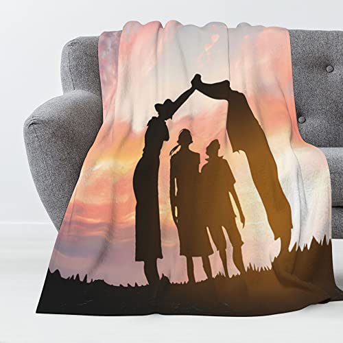 Custom Blanket with Photos Text Personalized Flannel Blanket Customized Picture Throw Blankets For Family Adult Kid Birthday Christmas Halloween Fathers Mothers Valentines Gift (Photo&Text 1, 60"x80")