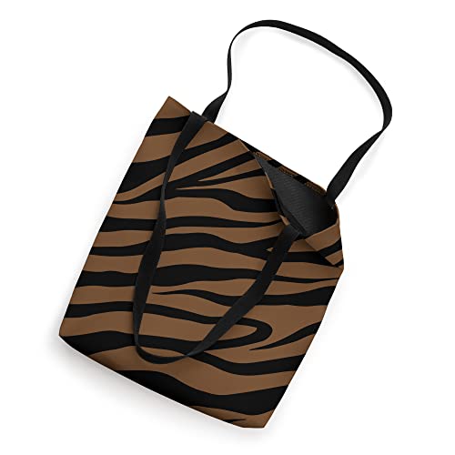 Brown Zebra Skin Print Cute Skin Animal Pattern Trendy Tote Bag