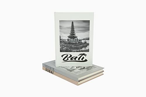 Set of 3 Decorative Books for Home Decor - Coffee Table Decoration Books - Best Display Books - Book Decorations - Modern Hardcover Matte Book Stack - Fashion Designer Book Set -