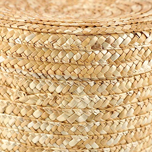 RASe 3 Pcs/Set Handmade Straw Woven Storage Basket with Lid Organizer Storage Box Laundry Baskets Rattan Storage