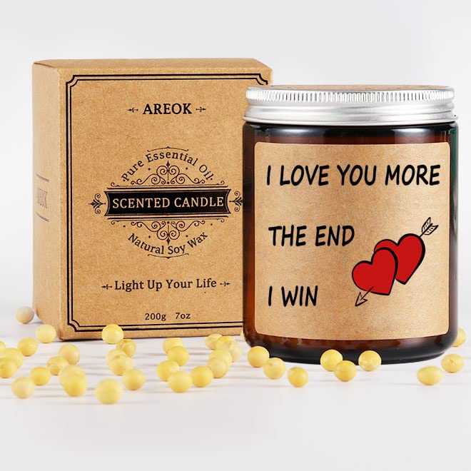 Gifts for Wife Mothers Day Gifts from Husband, Birthday Gifts for Her Wife - Mothers Day Romantic Gifts for Her Wife Girlfriend, I Love You Anniversary Ideas Gifts for Her, Lavender Scented Soy Candle