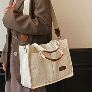 Tote Bag for Women Cute Corduroy Hobo Bag Satchel Bag Shoulder Bag Crossbody Bag Tote Handbags for Women 2023