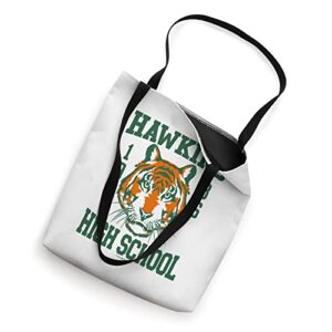 Stranger Things Hawkins 1986 High School Logo Tote Bag