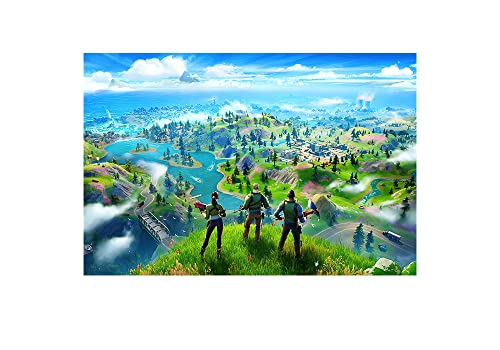 QISSES Battle Royale poster Video Game Themed Skins Canvas Wall Art Decor Cool Wall Print Canvas Posters for Room Aesthetic Decor Gifts Unframe:12x18inch