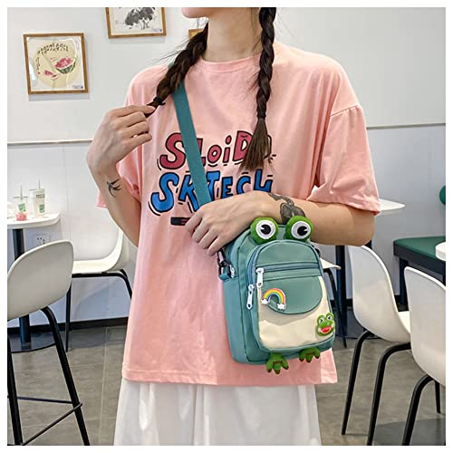 Crossbody Bags for Women Cute Cell Phone Purse Tote Bag Hobo Bag Small Frog Bag Satchel Bag Cow Shoulder Bag Handbag 2023