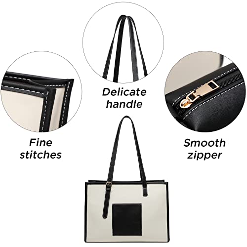 Handbags for Women Designer Fashion Purses Top Handle Satchel Hobo Leather Shoulder Bags 2pcs with Small Crossbody bag