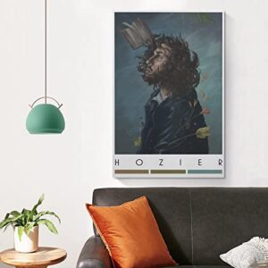 Hozier Poster Canvas Poster Bedroom Decoration Landscape Office Valentine's Birthday Gift Unframe-style12x18inch(30x45cm)