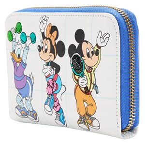 Loungefly Disney Mousercise Zip Around Wallet