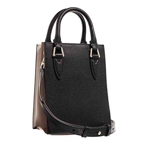 Furla Women's Black Leather Magnolia Mini Tote Crossbody Handbag