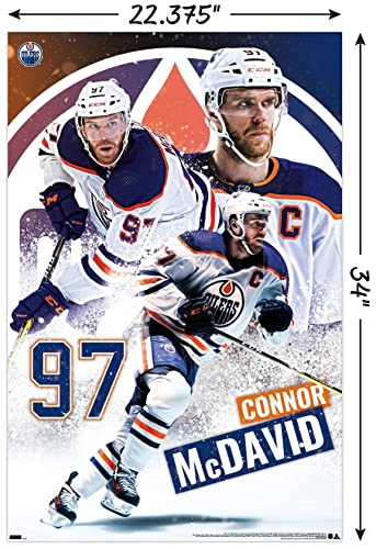 Trends International NHL Edmonton Oilers - Connor McDavid 22 Wall Poster